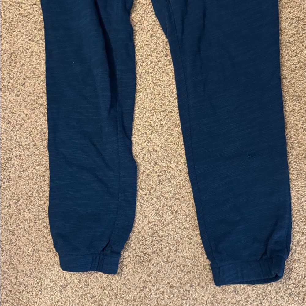 J. Crew Women's Light Mint and Navy Drawstring Joggers - Picture 5 of 7